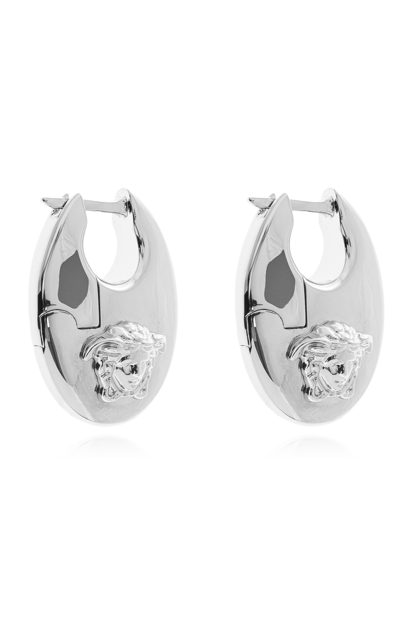 アクセサリーその他 VERSACE 'Versace Logo' earrings Versace Logo Hoop Earrings | VERSACE US